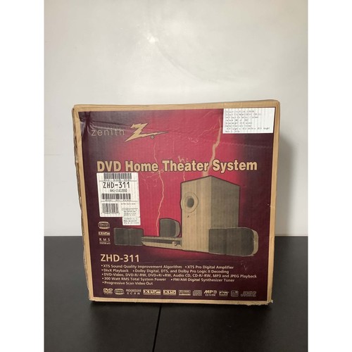 Zenith zhd 311 dvd home - zenith, 5.1
